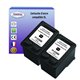 T3AZUR- Lot de 2 Cartouches compatibles HP n°338  ( C8765EE ) - Noire