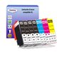 T3AZUR - Lot de 10 cartouches compatibles pour HP n°364 XL