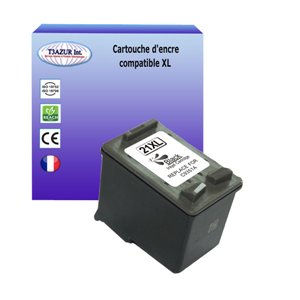 Cartouche compatible avec HP Psc 1400, 1401, 1402, 1403, 1406, 1408, 1410, 1410v, 1410xi, 1412, 1415 remplace HP n&deg;21 XL - Noire