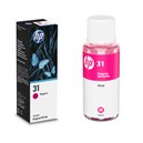 T3AZUR - Bouteille d'encre d'origine HP 31 (1VU27AE) - Magenta - 70ml