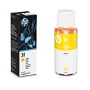 T3AZUR - Bouteille d'encre d'origine HP 31 (1VU28AE) - Jaune - 70ml