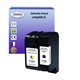 T3AZUR - Lot de 2 Cartouches compatibles HP n°45 (51645AE )+ n°23 ( C1823DE )