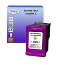 T3AZUR -Cartouche compatible pour HP n°302 XL / HP302XL  (F6U67AE) - Couleur
