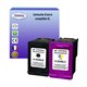 T3AZUR -Lot de 2 Cartouches compatibles pour HP (n°304) XL Bk + Couleur