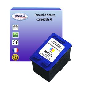 T3AZUR - Cartouche compatible pour HP n°57 ( C6657AE ) - Couleur
