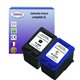 T3AZUR - Lot de 2 cartouches compatibles HP (n°56+n°57)