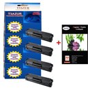 Lot 4 Toner compatibles pour Samsung MLT-D101S / MLT-D101S+ Pack de 20 papiers photos A6 Brillant 230gr