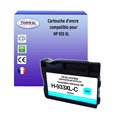 T3AZUR - Cartouche compatible HP (n°933) XL ( CN054AE ) - Cyan