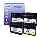 T3AZUR - Lot de 8 Cartouches compatible HP 932/933 XL 
