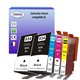 T3AZUR - Lot de 5 Cartouches compatibles HP (n°934 + n°935) XL 