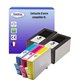 T3AZUR - Lot de 5 Cartouches compatibles pour HP 920XL