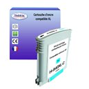 T3AZUR -Cartouche compatible pour HP 940XL ( C4907AE ) - Cyan 