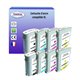 T3AZUR -Lot de 8 Cartouches compatibles pour HP 940XL