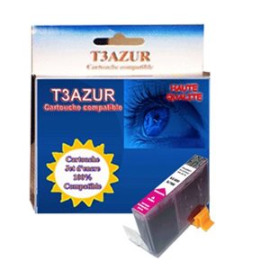 T3AZUR - Cartouche compatible pour Canon  BCI-3/6E  Magenta