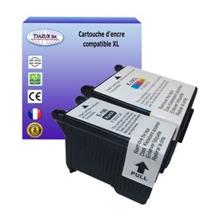 T3AZUR - Lot de 2 cartouches compatibles pour Epson T019 - T020 T3AZUR - Lot de 2 cartouches compatibles pour Epson T019 - T020