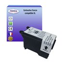 T3AZUR - Cartouche compatible pour T019- Noire