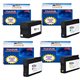 1+3 Cartouches compatibles HP OfficeJet 6700 premiun