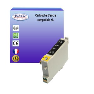 T3AZUR - Cartouche compatible Epson T0441- Noire