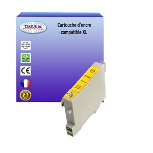 T3AZUR - Cartouche compatible T0444 - Jaune 
