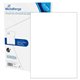 Étiquettes adhésives , 210x297mm, blanc, 50 labels