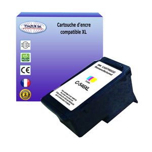 T3AZUR - Cartouche Compatible pour Canon CL546 XL Couleur (Haute Capacité)