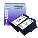 T3AZUR - Lot de 2 Cartouches Compatibles pour Canon PG545/CL546 XL (Haute Capacité)