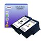 T3AZUR - Lot de 2 Cartouches Compatibles pour Canon PG545/CL546 XL (Haute Capacité)
