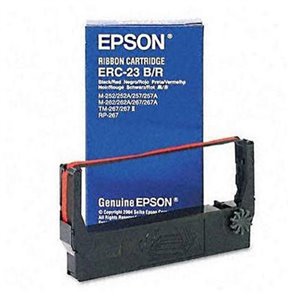 Ruban matriciel original Epson ERC23 noir/rouge - C43S015362