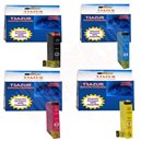 T2715 XL- Lot de 4 Cartouches compatibles pour Epson T2711 /12/13/14 XL (série Réveil) 