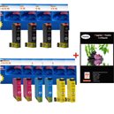T27XL- Lot de 10 Cartouches compatibles pour Epson T2711 /12/13/14 XL (série Réveil) 