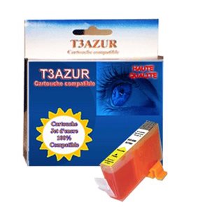 T3AZUR - Cartouche compatible pour Canon  BCI-3/6E Yellow