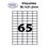 Étiquettes adhésives, 38,1x21,2mm, (65étiquettes/feuille) - blanc - 10 feuilles