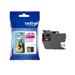 Cartouche d'encre originale Brother LC421XL (LC421XLBK) Magenta