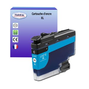 Cartouche compatible avec  Brother HL-J6010DW, MFC-J5955DW, MFC-J6955DW, MFC-J6957DW, MFC-J6959DW, LC427XL Cyan