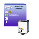 T3AZUR - Cartouche remanufacturé HP 14 (C5010D) Couleur