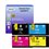 T3AZUR -Lot de 4 Cartouches compatibles pour HP711 XL