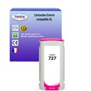 T3AZUR -Cartouche compatible HP n°727 (B3P20A) Magenta