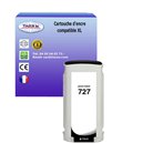 T3AZUR -Cartouche compatible HP n°727 (B3P23A) Photo Noire
