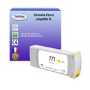 T3AZUR -Cartouche compatible HP 771C (B6Y10A) - Jaune - 775ml