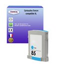 T3AZUR -Cartouche compatible pour HP85 (C9425A) Cyan