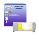 T3AZUR - Cartouche recyclé pour HP n°81XL (C4933A) - Jaune