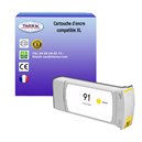 T3AZUR - Cartouche compatible pour HP 91 (C9469A) - Jaune