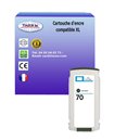 T3AZUR - Cartouche compatible pour HP 70 (C9449A) - Photo Noire