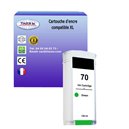 T3AZUR - Cartouche compatible pour HP 70 (C9457A) - Vert