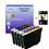 5 Cartouches Compatibles avec Epson Expression Home XP-2100 XP-2105 XP-2150 XP-2155 remplace Epson 603XL