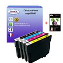 Lot de 4 Cartouches Compatibles pour Epson 603XL +10f ppa6