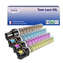 Lot de 4 Toners compatibles Ricoh IMC3000/IMC3500 (842256/842252)