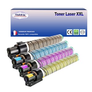 Lot de 4 Toners compatibles Ricoh IMC3000/IMC3500 (842256/842252)