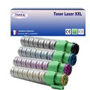 Lot de 4 Toners compatibles Ricoh Aficio SPC410DN/ Type 245 