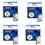 Lot de 4 Cartouches compatibles pour HP OfficeJet Pro 8500A
